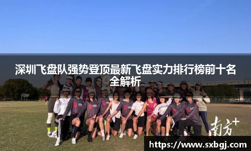 深圳飞盘队强势登顶最新飞盘实力排行榜前十名全解析